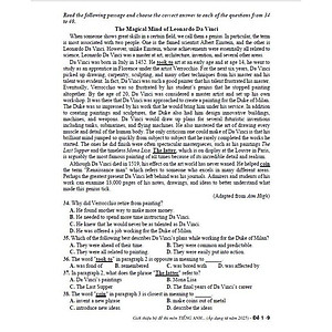 Giới thiệu bộ đề thi môn tiếng anh tốt nghiệp THPT (theo chương trình GDPT mới - áp dụng từ năm 2025) - HA