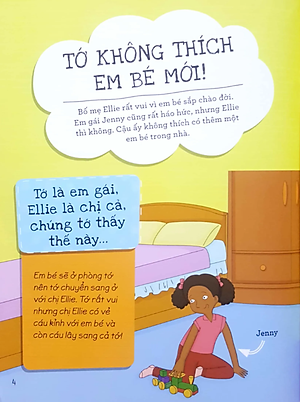 Sách Cùng Con Đối Mặt Với Nỗi Lo Sắp Có Em Bé