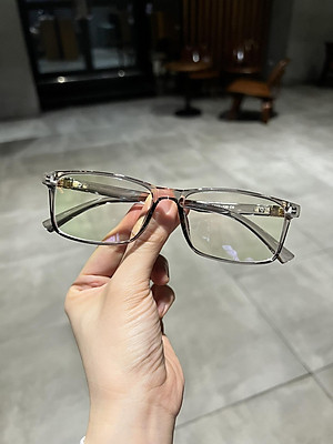 Gọng Kính Cận, Kính Mắt vuông dẻo nhẹ cho nam