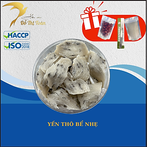 Yến thô bể nhẹ hộp 100gr- Mua yến giá tiết kiệm - Ăn yến giúp sạch phổi - Tặng kèm đường táo nhíp - Yến sào Đỗ Thị Toán