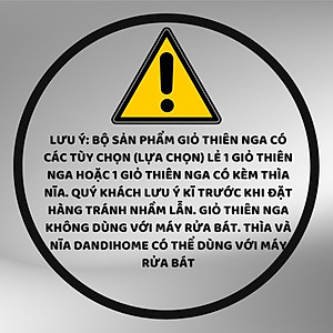 Bộ giỏ thiên nga DandiHome kèm thìa nĩa 2020 cao cấp, sang trọng, tinh tế