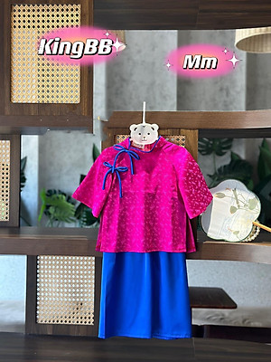 Bộ bà ba cho bé gái đi chơi biểu diễn đẹp từ 12-40kg chất lụa mềm mát