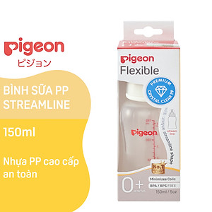 Bình sữa Pigeon cổ hẹp PP Streamline 150ml/ 250ml