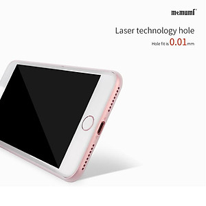 Ốp lưng nhám hiệu Memumi cho iPhone 7 Plus / iPhone 8 Plus có gờ bảo vệ camera mỏng 0.3mm - Sản phẩm chính hãng