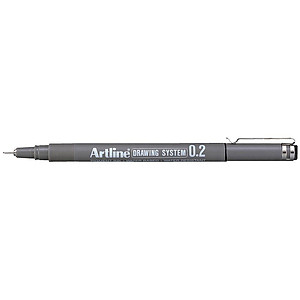 Bút Vẽ Kỹ Thuật 0.2 mm - Artline EK-232-BK - Màu Đen