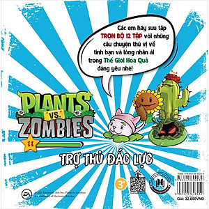 Sách Trái Cây Đại Chiến Zombie - Plants Với Zombies - Tập 11: Trợ Thủ Đắc Lực (Tái Bản)