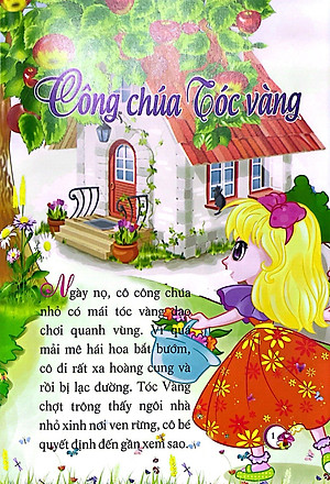 Sách Lâu Đài Cổ Tích - Công Chúa Tóc Vàng