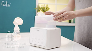 Máy hâm sữa tiệt trùng điện tử Duo 3 PLUS + Fatzbaby FB3094TK
