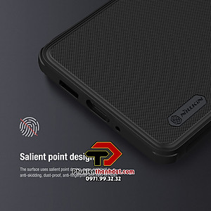 Ốp lưng chống sốc dành cho SamSung Galaxy A73 5G chính hãng Nillkin dạng sần - Hàng chính hãng