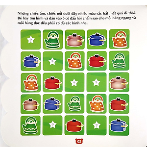 Sách Bóc Dán Hình Thông Minh IQ - EQ - CQ - Sticker For Kids Cuốn 4 (2-8T)