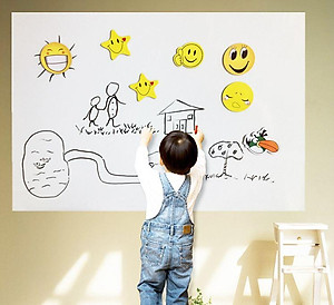 Decal dán tường làm bảng viết khổ 60*200 cm