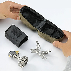 Bếp gas cắm trại mini gấp gọn Campingmoon XD-2F