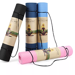 [LOẠI TỐT - HÀNG CAO CẤP] Thảm Tập Yoga 8mm, Tập Gym dộ dày 5-8mm 2 Lớp không mùi chống trơn trượt - Chính hãng dododios