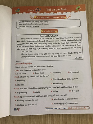 Qb - bài tập tuần tiếng việt 1/2 - kết nối tri thức với cuộc sống