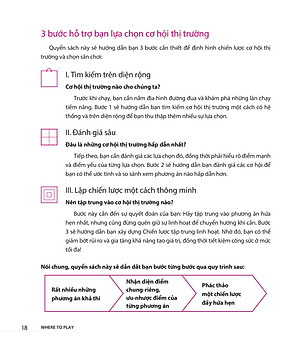 Sách Where To Play: 3 Bước Để Xác Định Thị Trường Đắt Giá Của Doanh Nghiệp