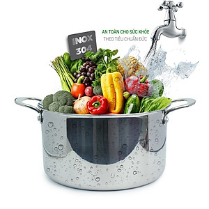 Nồi Inox 3 lớp đúc liền khối Kalpen Kazler 20cm dung tích 3.7L hàng Đức - Hàng chính hãng