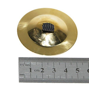 2 Pairs (4pcs) Gold Finger Cymbals Zills Belly Dance Dancer