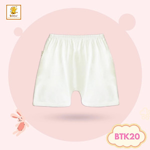 Quần ngắn vải visco siêu mềm mịn cho bé sơ sinh BTK20