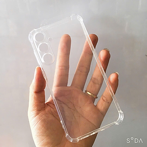 Ốp lưng cho Samsung S23 FE dẻo trong TPU chống sốc 4 góc cạnh, bảo vệ camera ( hàng chính hãng)