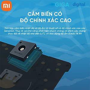 Nhiệt ẩm kế Xiaomi Mijia gen 2 (Mi Temperature and Humidity Monitor 2) - NUN4126GL - Bluetooth - Hàng Chính hãng