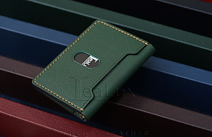 Ví Đựng Thẻ Nam Nữ Da Epsom Handmade Lealux Mini Epsom Wallet 1