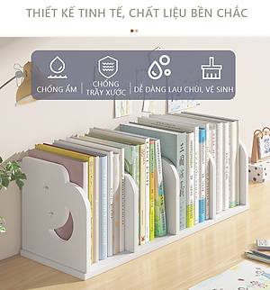 Kệ Sách Để Bàn Làm Việc Họa Tiết Dễ Thương Thương Hiệu IGA - IG410