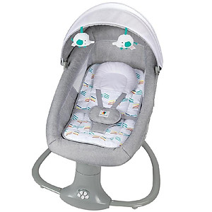 Nôi ru ngủ thư giãn kết hợp ghế ngồi đọc sách cho bé nhạc trắng Mastela 8104/8106 - điều khiển từ xa - kết hợp Bluetooth