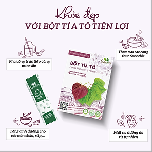 Bột tía tô nguyên chất Goce - 72g (24 gói x 3g)