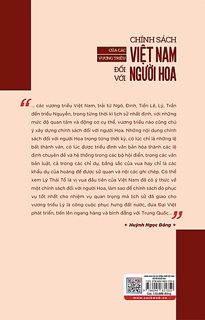 Chính Sách Của Các Vương Triều Việt Nam Đối Với Người Hoa (Tái Bản Có Bổ Sung 2024)