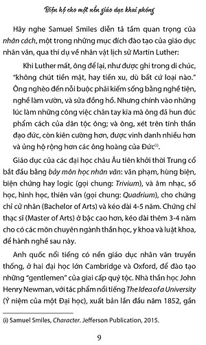 Biện hộ cho một nền giáo dục khai phóng