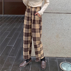 Quần Thô nữ kẻ caro 325, Cực đẹp đầy cá tính