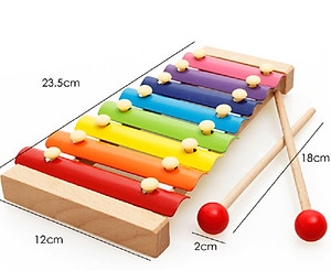 Đàn gỗ 8 thanh - Bộ đồ chơi cho bé 