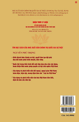 Nhận thức lý luận về chủ nghĩa xã hội và con đường đi lên chủ nghĩa xã hội ở Việt Nam - bản in 2024