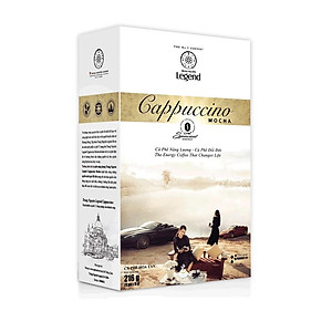 Cà Phê Sữa Hòa Tan Cappuccino Mocha Trung Nguyên Legend  – Hộp 12 Gói – Cà Phê Vị Mocha Ngọt Đắng, Đậm Đà