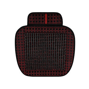 tựa lưng lưới đan hạt gỗ cho ghế ô tô và văn phòng chống mỏi lưng