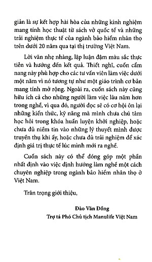 Đừng Bán Bảo Hiểm Hãy Trao Giải Pháp - Sách Gối Đầu Dành Cho Tư Vấn Bảo Hiểm Nhân Thọ (Tái Bản 2020)