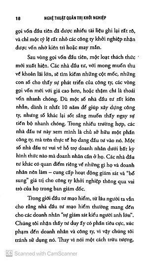 Sách Nghệ Thuật Quản Trị Khởi Nghiệp