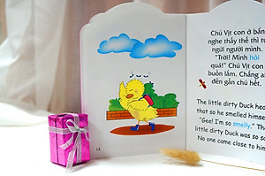 Bộ 12 Truyện tranh song ngữ Việt Anh rèn thói quen tốt cho bé - Đinh Tị - thích hợp bé 3-12 tuổi