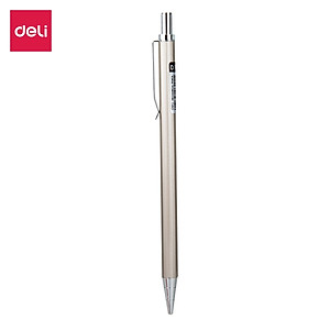 Bút chì kim 0.7mm Deli, Bạc/Sâm-banh/Nâu - 1 cái màu ngẫu nhiên - E6491