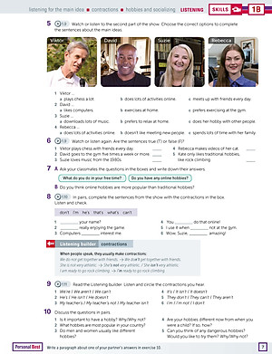 Personal Best American B1 Pre-intermediate Pack A (SB+WB+e-learning)