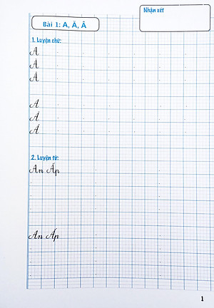 Luyện Viết Chữ Đẹp Lớp 3 - Tập 1