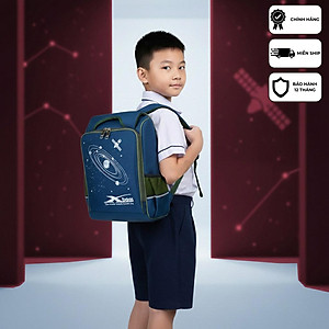 Balo học sinh tiểu học siêu nhẹ Xbags Universe Xb 3104 ba lô chống gù lưng