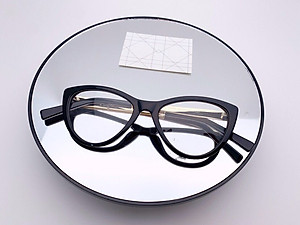 Gọng Kính cận, Kính giả cận mắt mèo gọng Kim loại bản dày + tặng Tuavit móc khóa mini đa năng