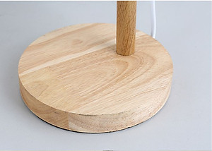 Đèn bàn trang trí phòng KASADIN thân gỗ độc đáo