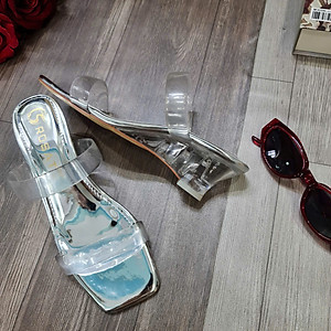 Dép cao gót nữ quai ngang đế xuồng ROSATA RO664 - 6p - HÀNG VIỆT NAM - BKSTORE
