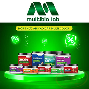 Thức ăn cá Multi Color Neon kích màu tăng trưởng hạt nổi chìm chậm bể cá cảnh thủy sinh