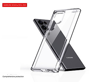Ốp lưng chống sốc cho Samsung Galaxy S23, S23 Plus, S23 Ultra hiệu Likgus Crashproof (siêu mỏng, chống chịu mọi va đập, chống ố vàng) - Hàng nhập khẩu