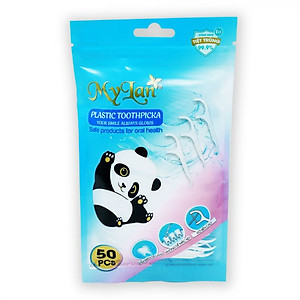 Hộp 200 Cây Tăm Chỉ Nha Khoa Cao Cấp MyLan Chất Lượng Nhật Bản, Sợi Chỉ Mảnh Kháng Khuẩn chăm sóc vệ sinh Răng Miệng