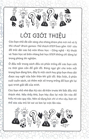 Sách Thử Thách Stem - 100+ Câu Đố Để Trẻ Sáng Tạo Hơn