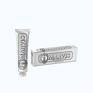 Kem Đánh Răng Marvis Smokers Whitening Mint Vị Bạc Hà hỗ trợ khử ố vàng răng (85ml)